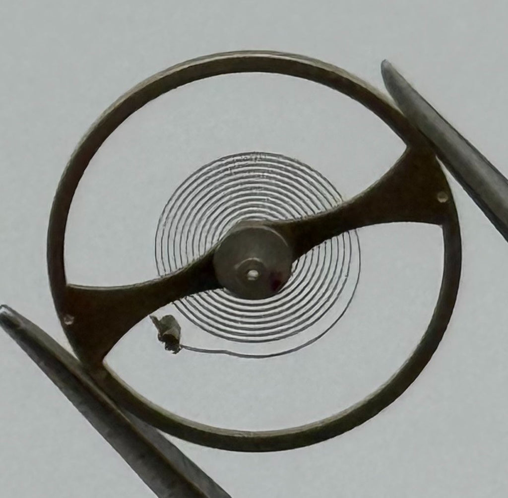 Oris 650 654 Balance Wheel Complete And Spring 11½’’’ 1513 Watch Movement Parts