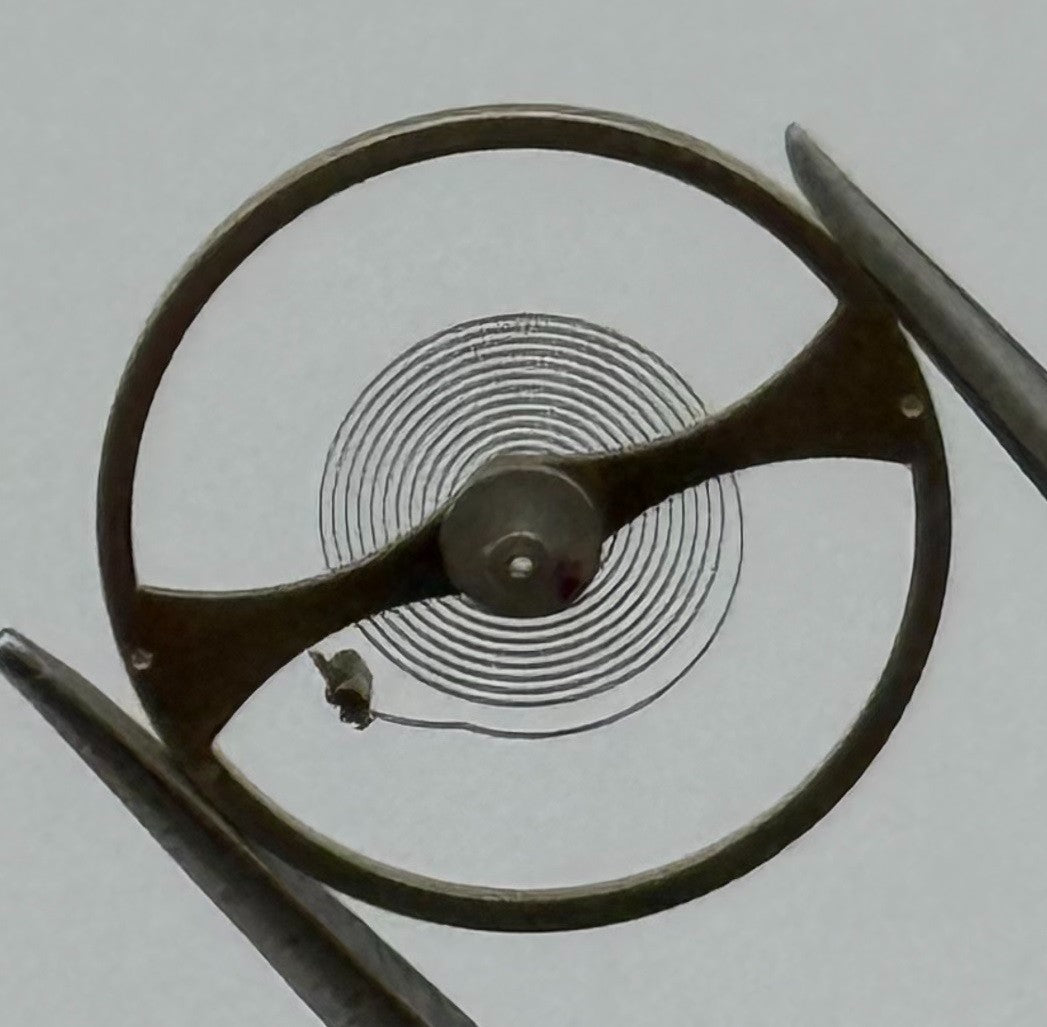 Oris 650 654 Balance Wheel Complete And Spring 11½’’’ 1513 Watch Movement Parts