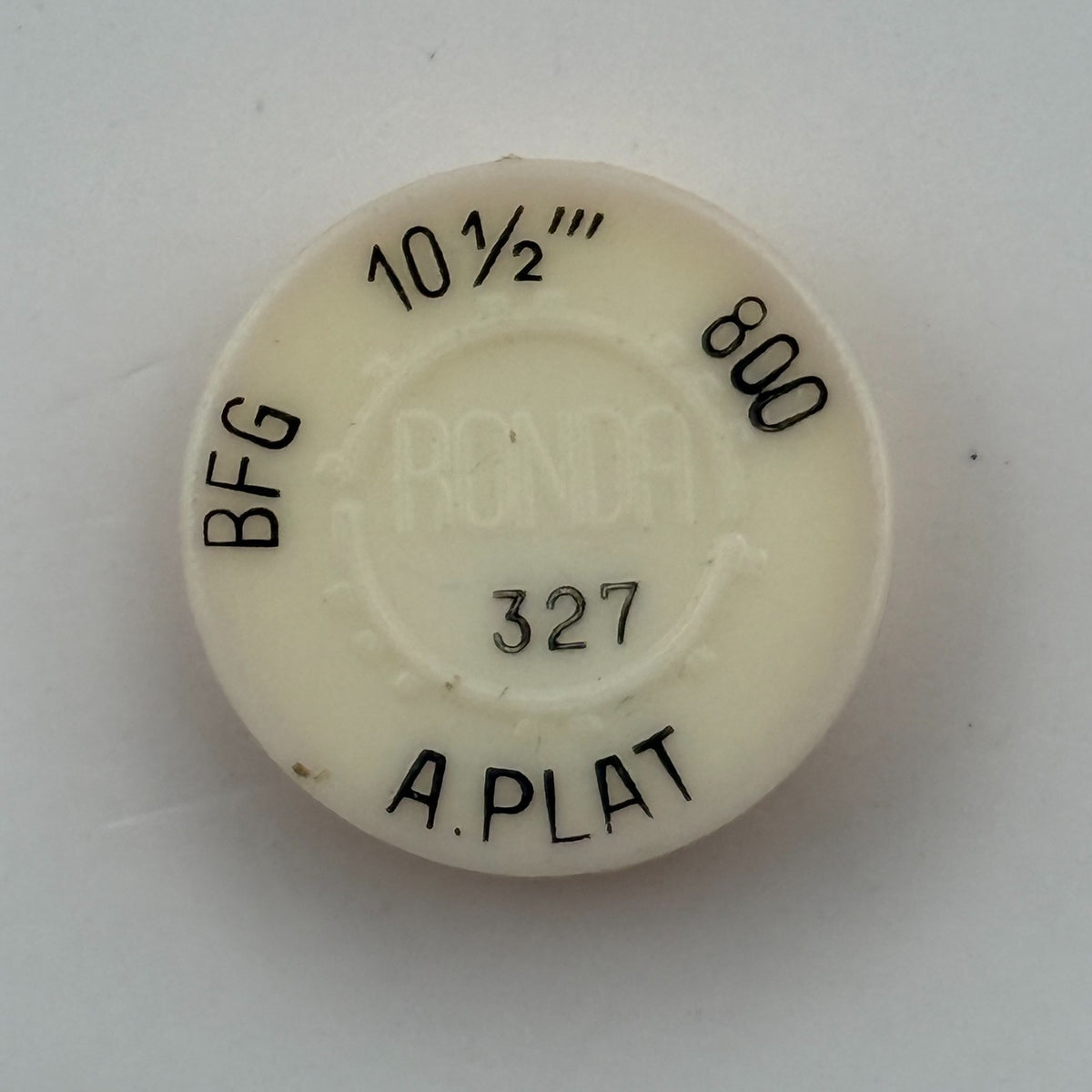 BFG 800 Balance Wheel Complete And Spring 10½’’’ 327 Watch Movement Parts NOS