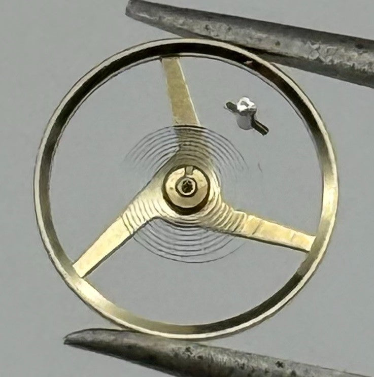 ETA 2487 Balance Wheel Complete And Spring Renata 1269 Watch Movement Parts NOS