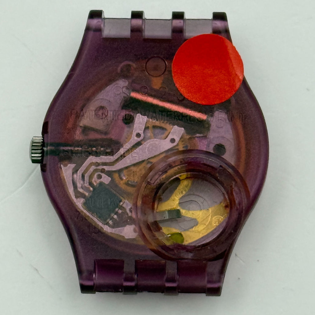 Vintage Swatch Lady Watch LR109 Beaujolais 1989 ETA Quartz Swiss 25mm Parts 