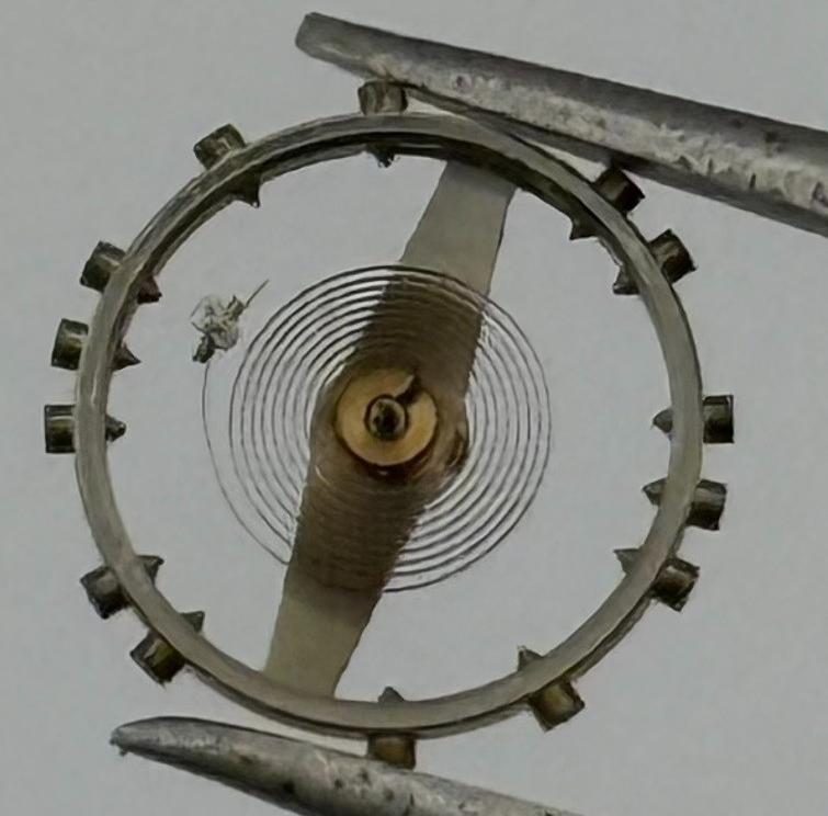 AS 1051 Balance Wheel Complete And Spring 5¼’’’ Renata 34 M Watch Movement Parts