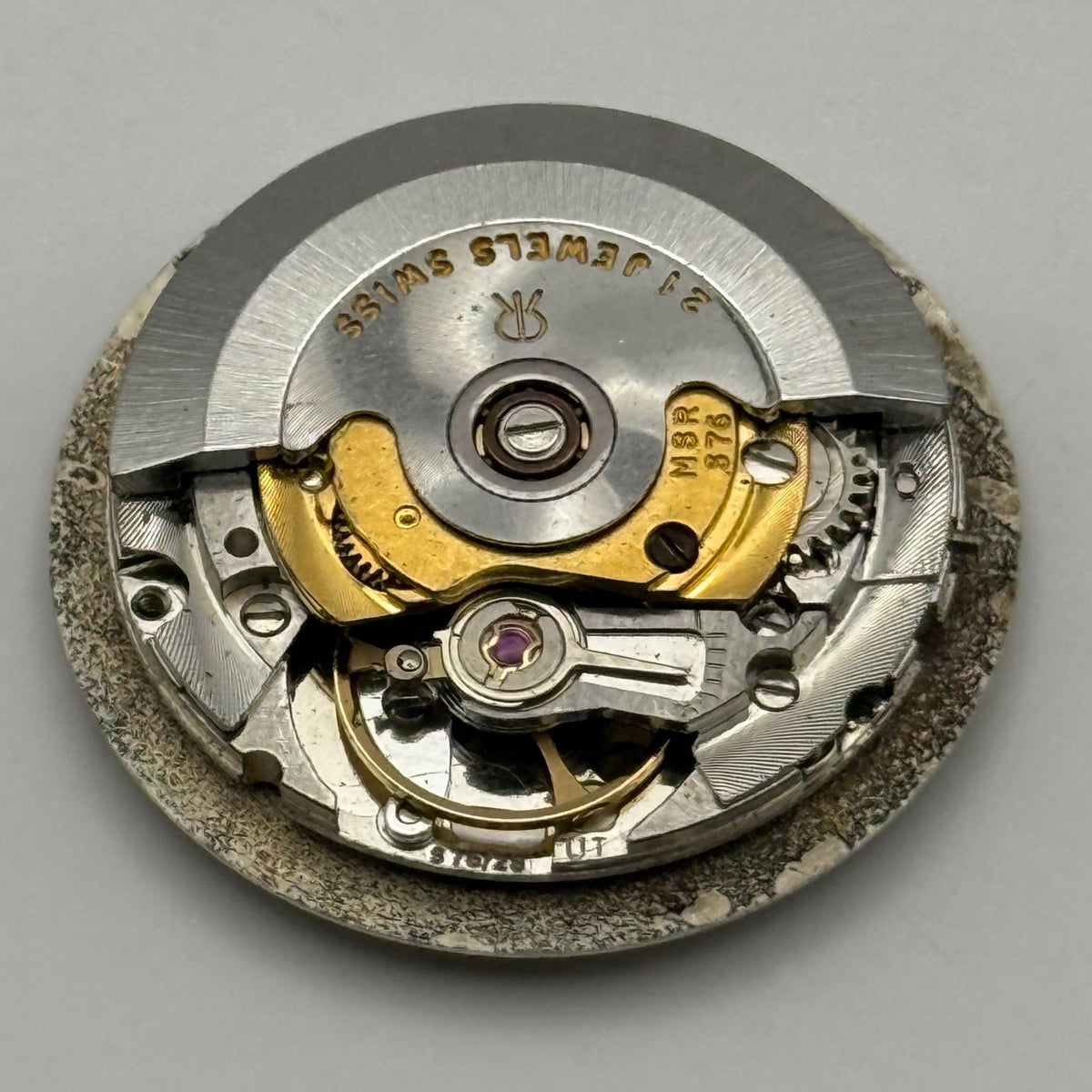 MSR S76-28 Watch Movement - Garrard Automatic - For Parts / Repair - 25.9mm