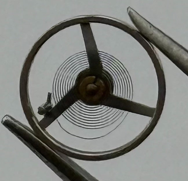 AS 1677/2 Balance Wheel Complete And Spring 5’’’ 5155 Watch Movement Parts NOS