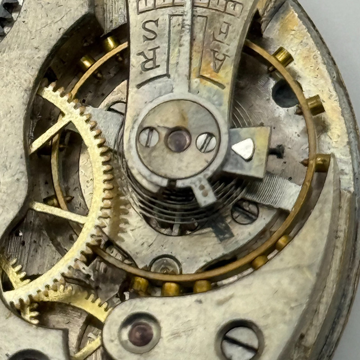 Hunter Pocket Watch Movement 15J Sub Seconds Swiss Manual Wind Parts 41.9mm
