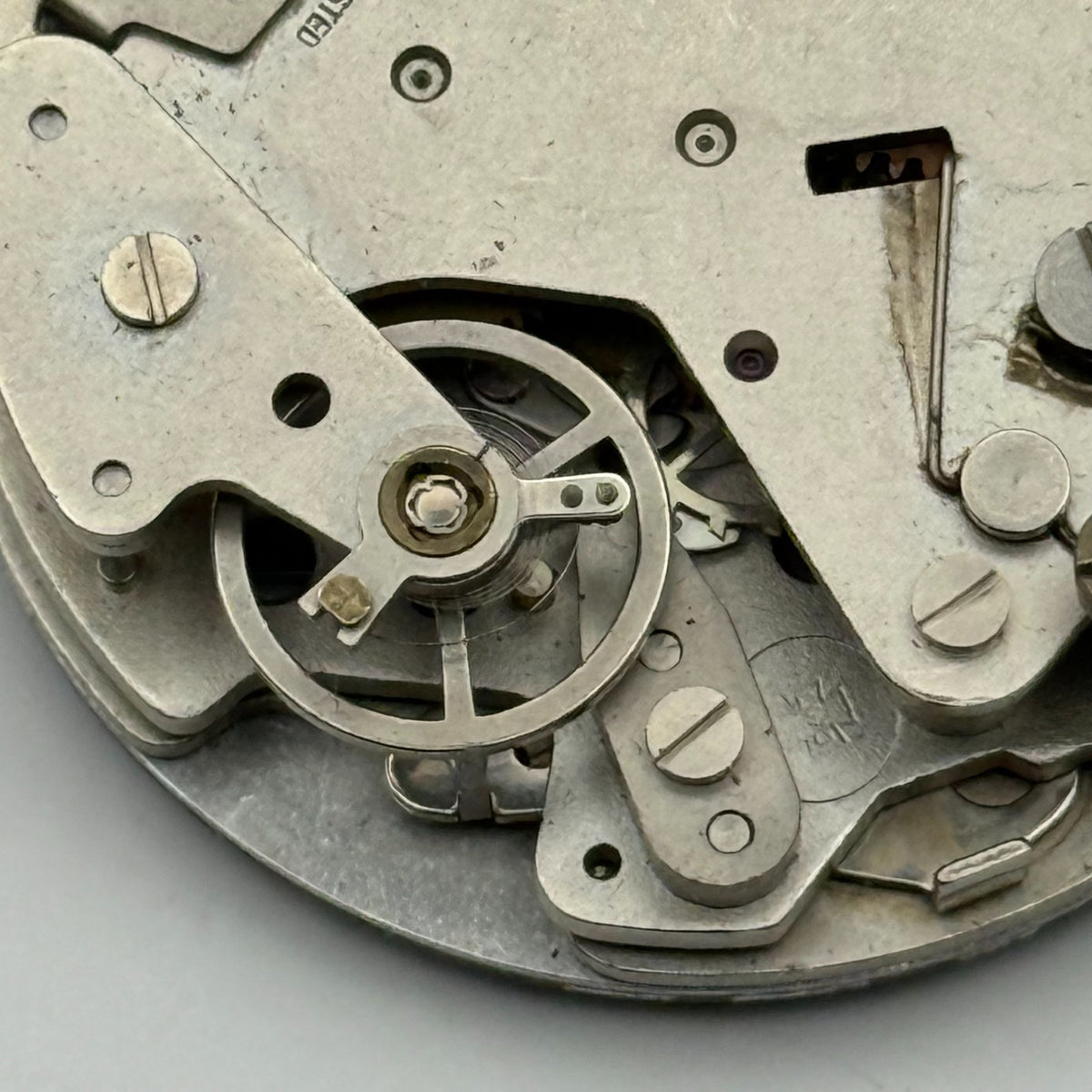 Lemania 1 ATU Watch Movement Yacht Timer Rare B5 6120 Stopwatch 1 Jewel Parts