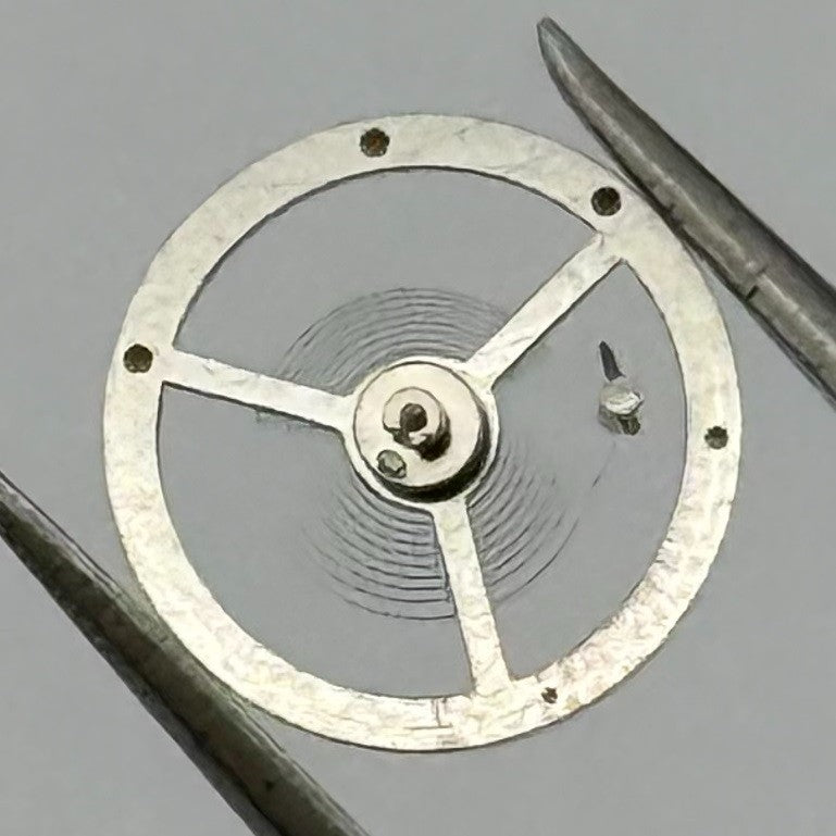 EB 1297 1469 Balance Wheel Complete And Spring Renata 117 Watch Movement Parts