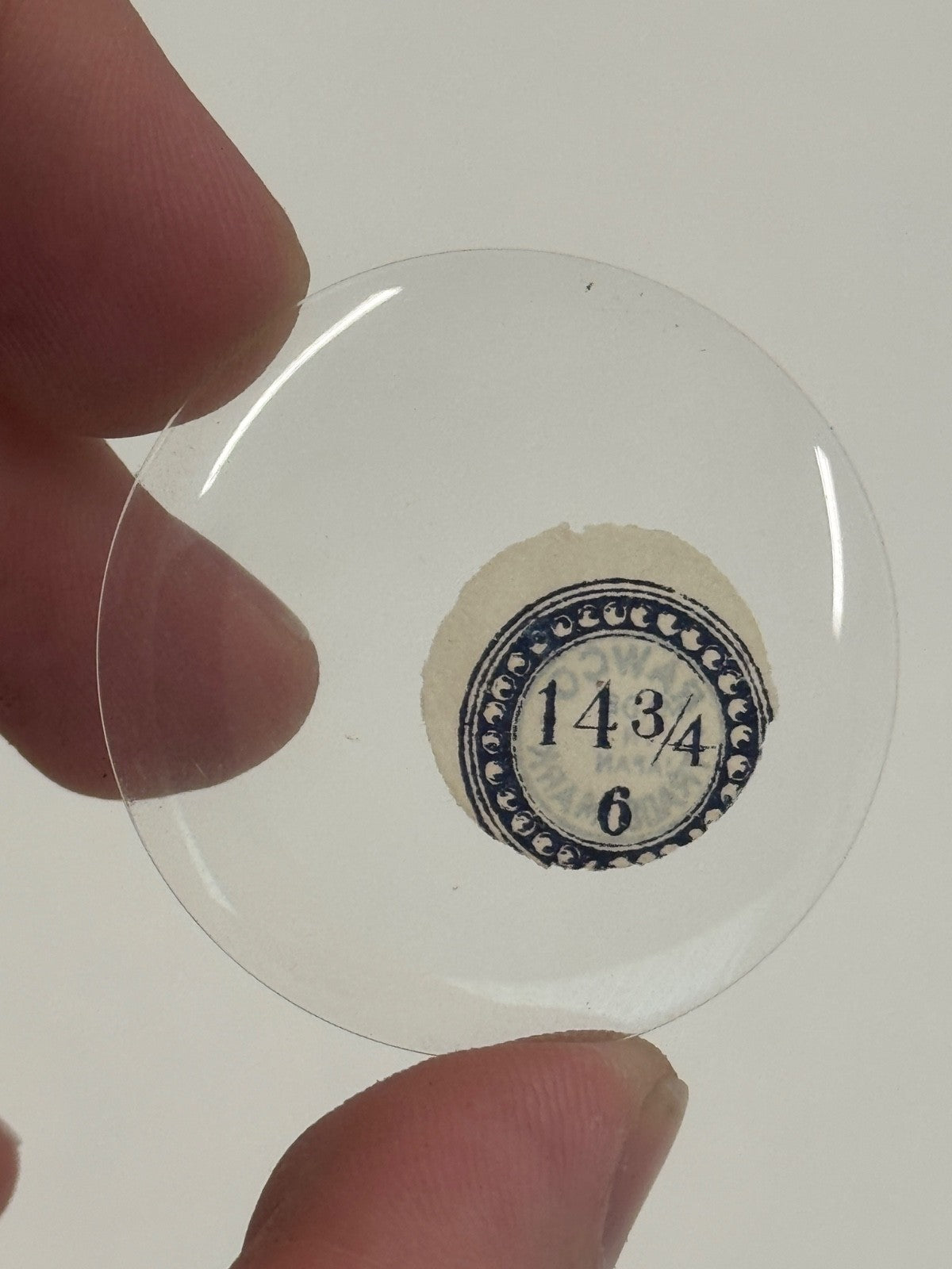 Antique Pocket Watch Glass Crystal - Choose From Available Sizes - Rawco - NOS