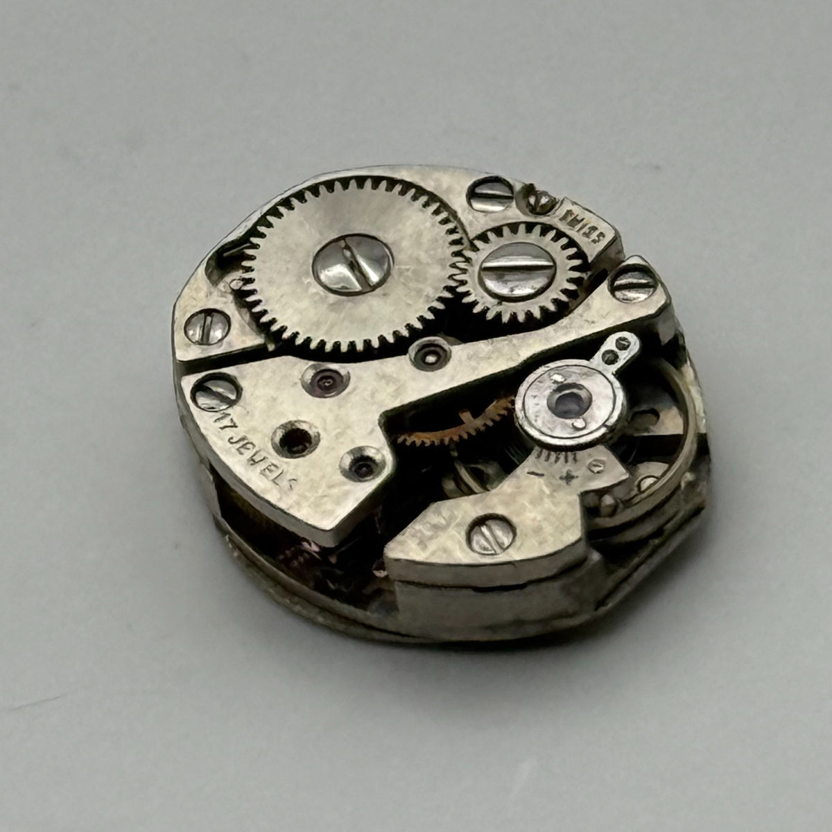 GS 30 Watch Movement MuDu 17 Jewels Swiss Manual Wind Parts Repair 12.9mm