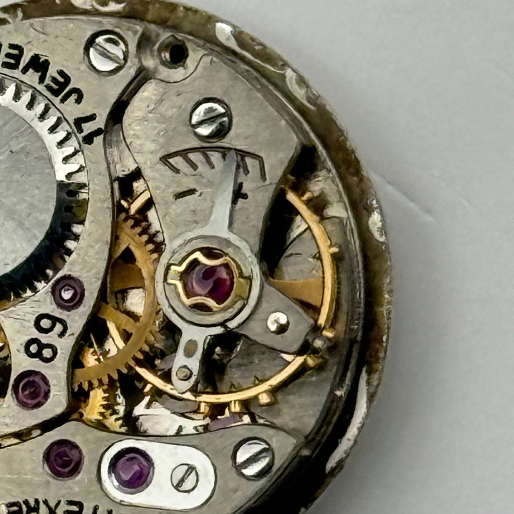 Vertex Revue 89 Watch Movement Swiss 17J Manual Wind Parts Repair Spares 15.2mm