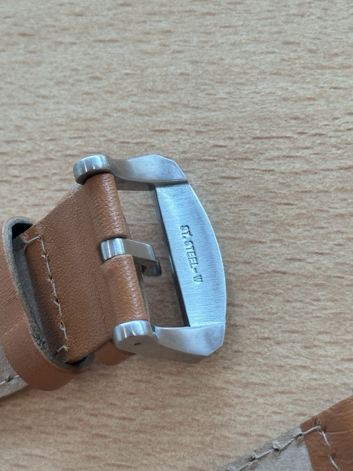 Seiko L088 H 21 Watch Strap - 21mm - Brown - Silver - For Seiko Prospex SSC081