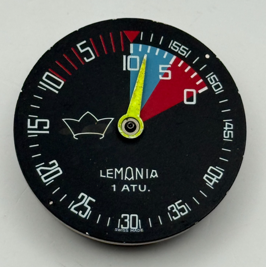 Lemania 1 ATU Watch Movement Yacht Timer Rare B5 6120 Stopwatch 1 Jewel Parts
