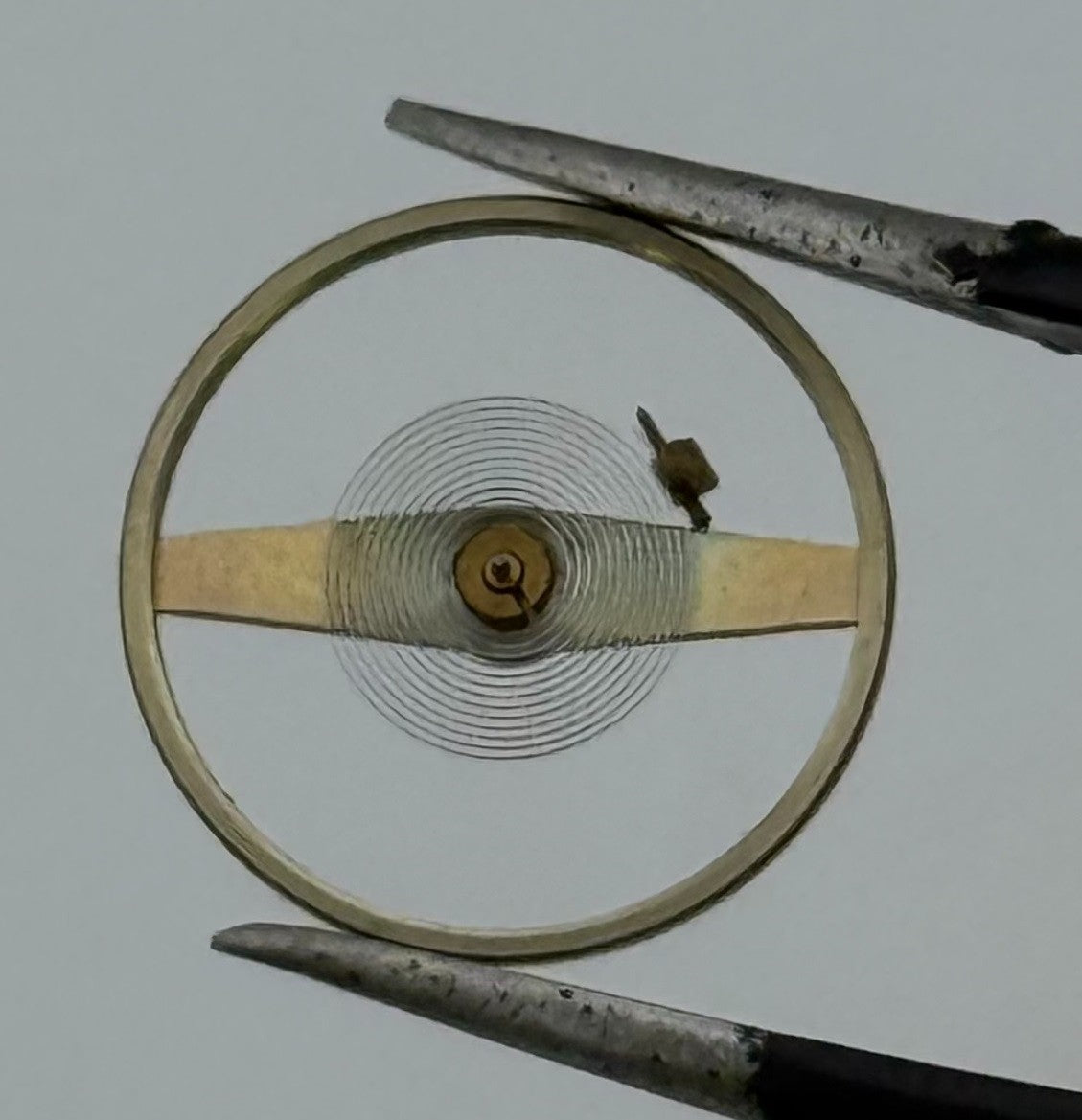 Junghans 93 Balance Wheel Complete And Spring Progress Watch Movement Parts NOS