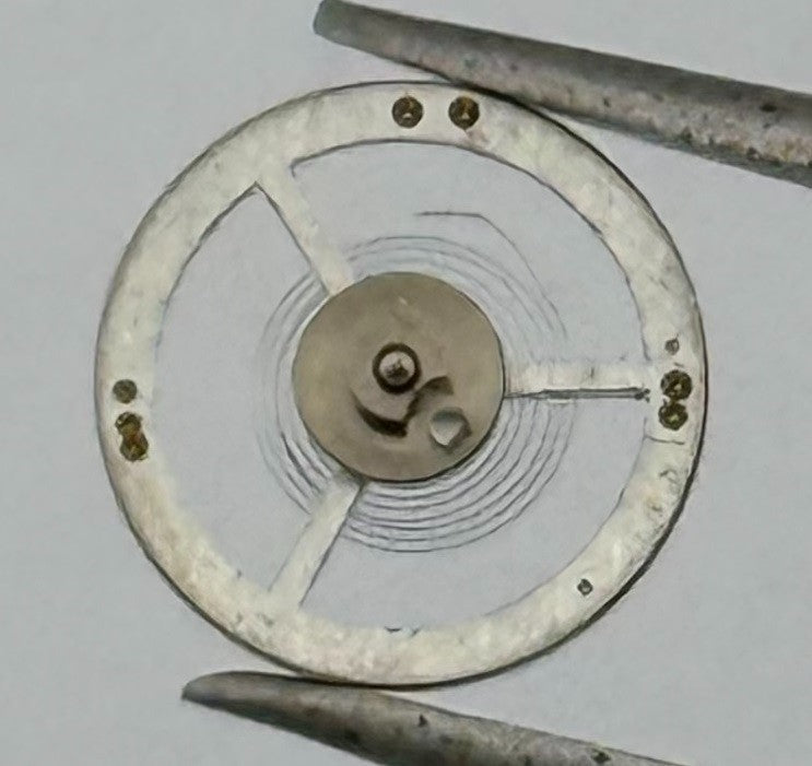 Ebosa 86 Balance Wheel Complete And Spring Renata 1652 Watch Movement Parts
