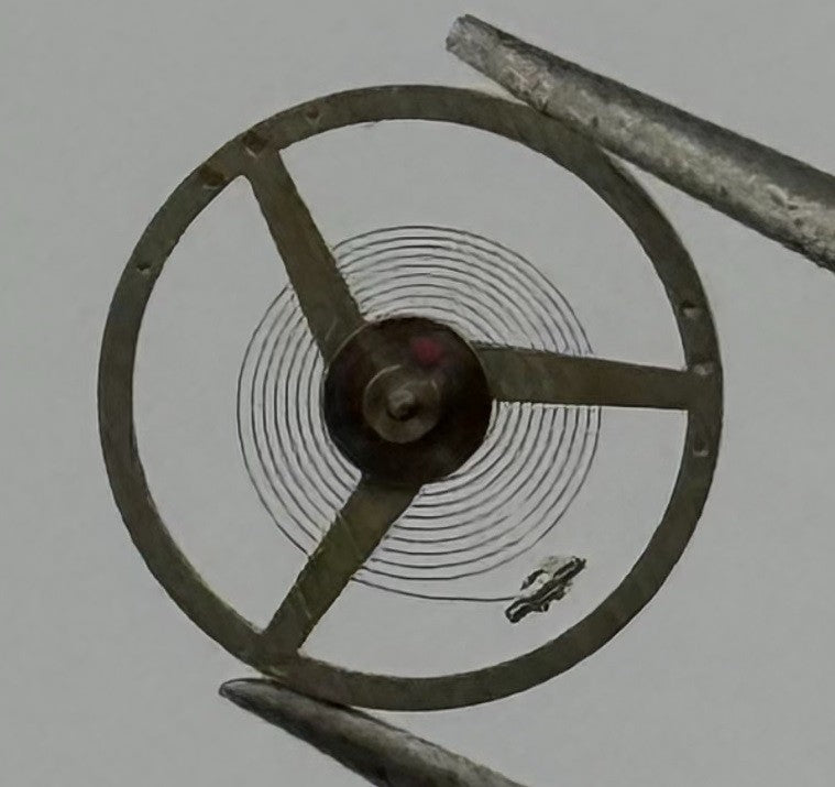 FHF 60 Balance Wheel Complete And Spring 6¾-8’’’ Renata Watch Movement Parts NOS