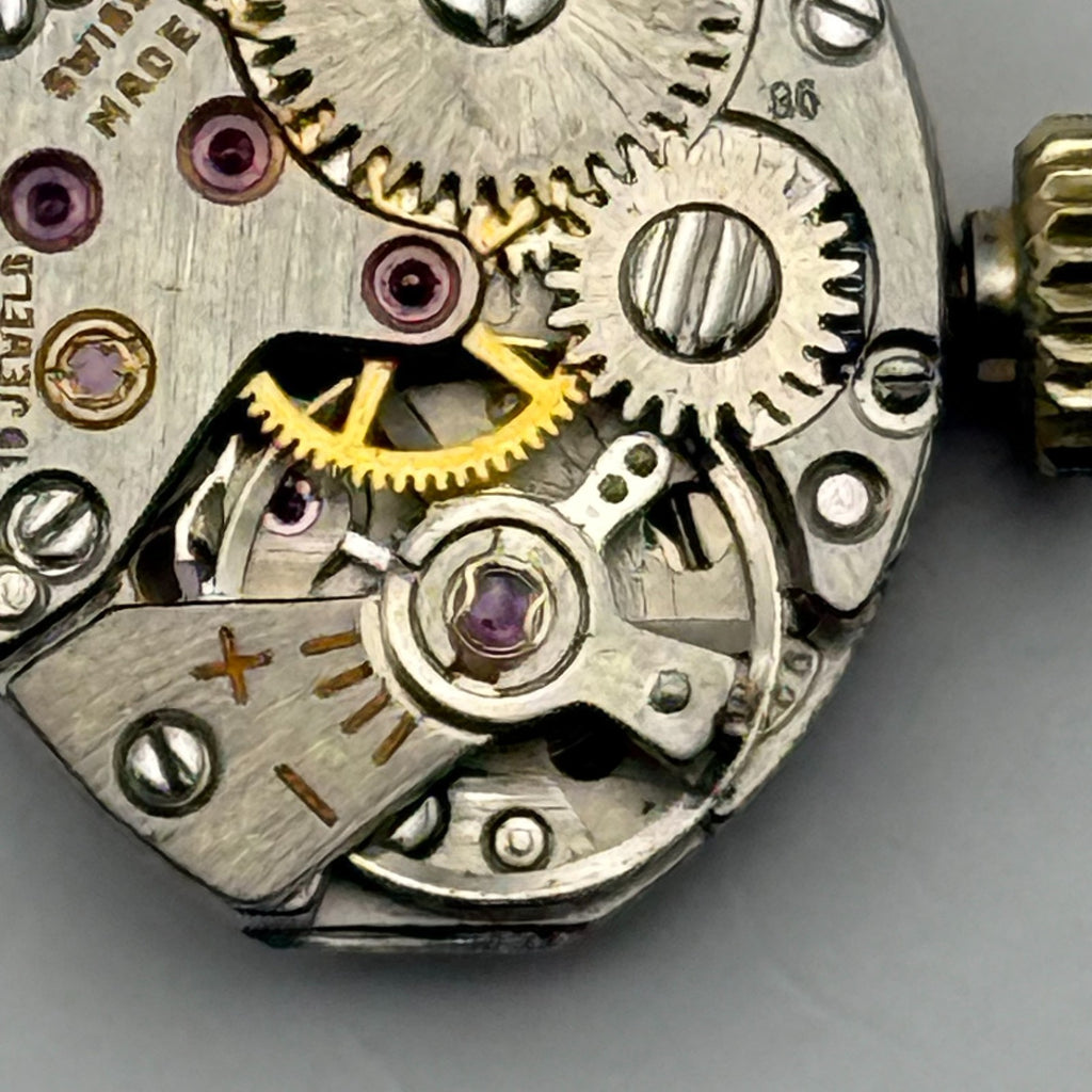 MST 466 Watch Movement Roamer 19 Jewels Swiss Manual Wind Parts Repair 13.1mm