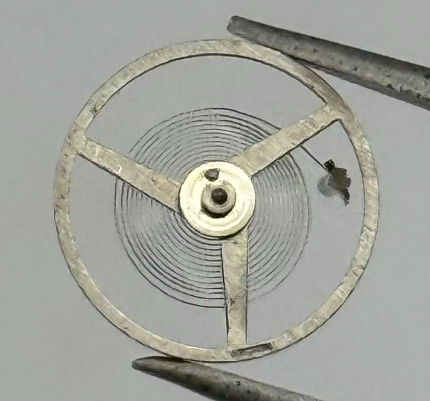 FHF 90 Balance Wheel Complete And Spring Renata 1748 M Watch Movement Parts NOS