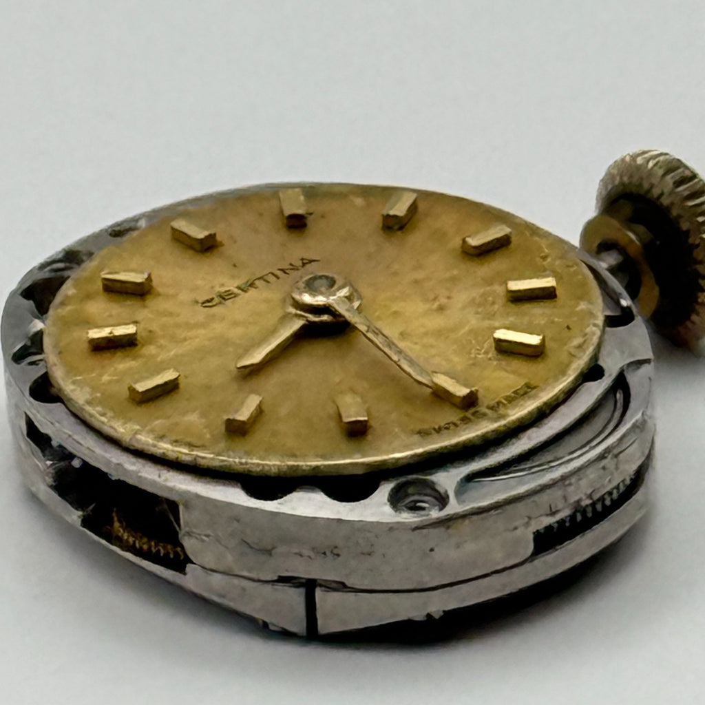 Certina 13-20 Watch Movement Ladies 17 Jewels Running Manual Wind Parts 15.5mm