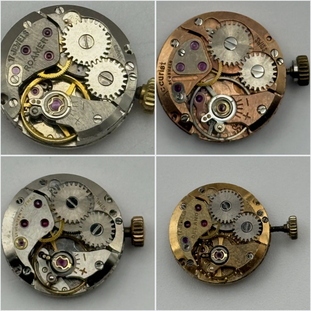 ETA 2412 Watch Movement - Running - Select From Available Options