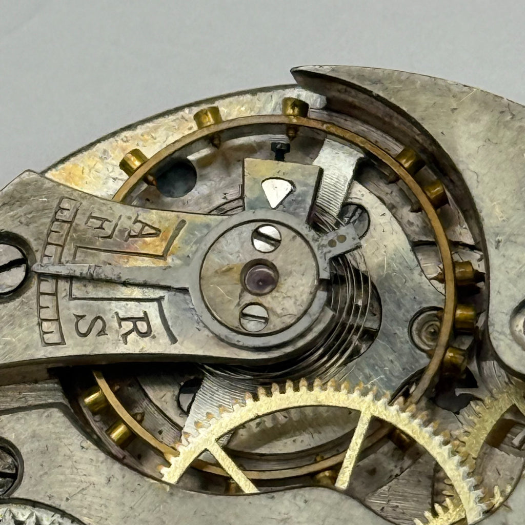 Hunter Pocket Watch Movement 15J Sub Seconds Swiss Manual Wind Parts 41.9mm