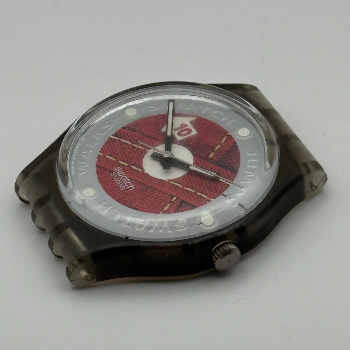 Vintage Swatch Gent Watch GM131 Athletics 1994 ETA Quartz Swiss 33mm Parts 