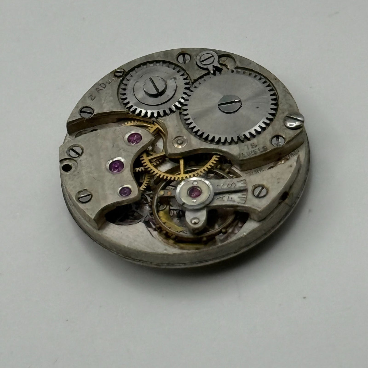A. Calame & Fils 092 Watch Movement Trinitas Swiss Manual Wind Parts 22.1mm