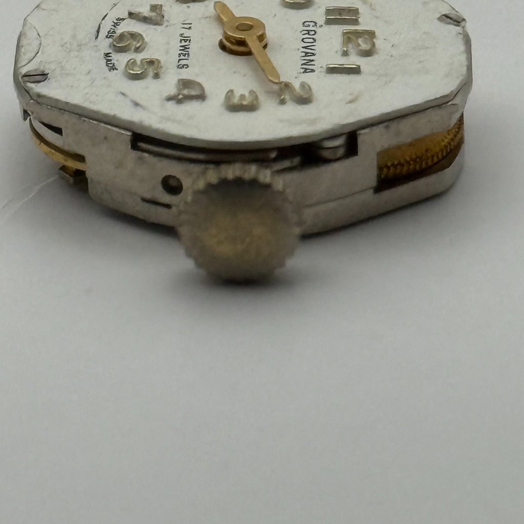 BFG 927 Watch Movement Grovana 17 Jewels Swiss Manual Wind Parts Repair 15.2mm
