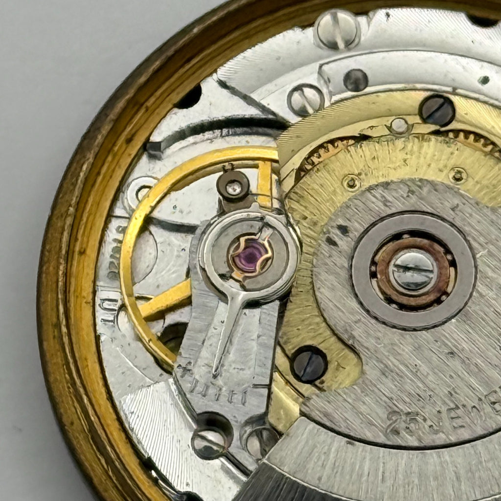 MSR S76/28 Watch Movement Garrard Date 21 Jewels Automatic Vintage Parts 30.5mm