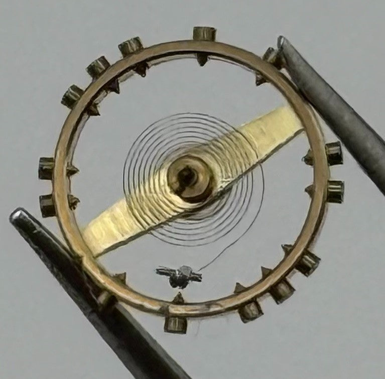 FEF 370 371 Balance Wheel Complete And Spring Renata 176 Watch Movement Parts