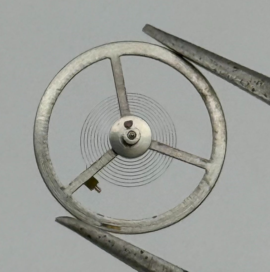 Ebosa 65 68 Balance Wheel Complete And Spring 10½’’’ 4451 Watch Movement Parts