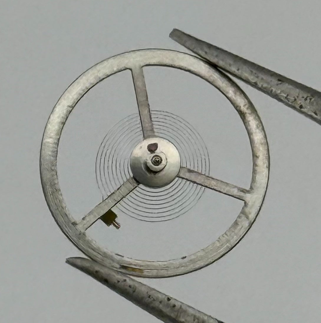 Ebosa 65 68 Balance Wheel Complete And Spring 10½’’’ 4451 Watch Movement Parts
