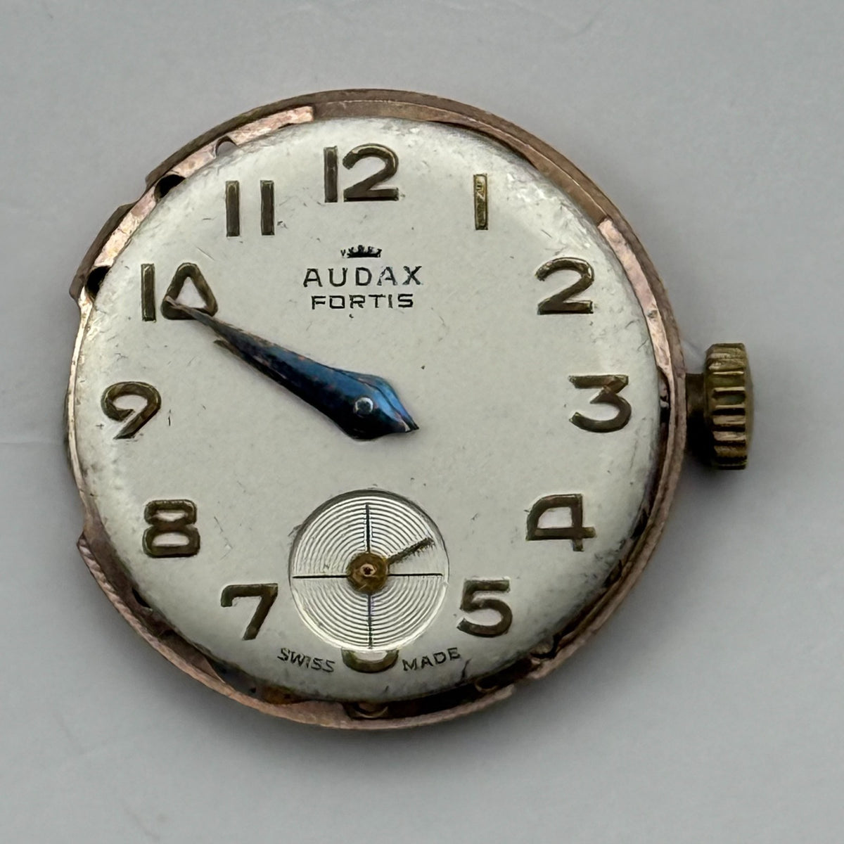 ETA 980 Watch Movement Running Audax Fortis Swiss 15J Manual Wind Parts 19.7mm