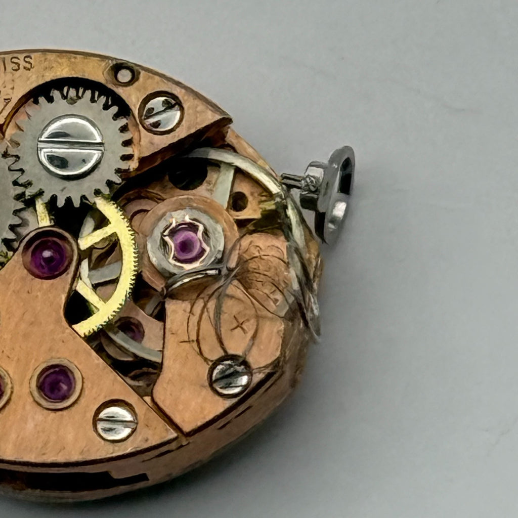 FEF 6630 Watch Movement Talis 21 Jewels Swiss Manual Wind Parts Repair 13mm