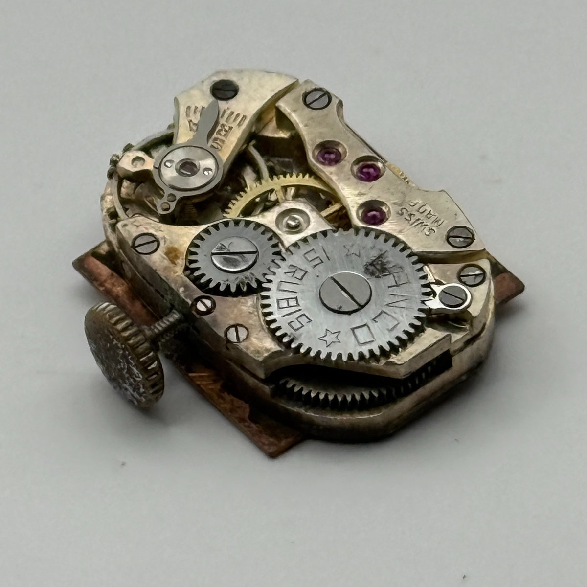 Lanco Langendorf 524 Watch Movement Running Ladies Swiss 15 Rubis Parts 12.7mm