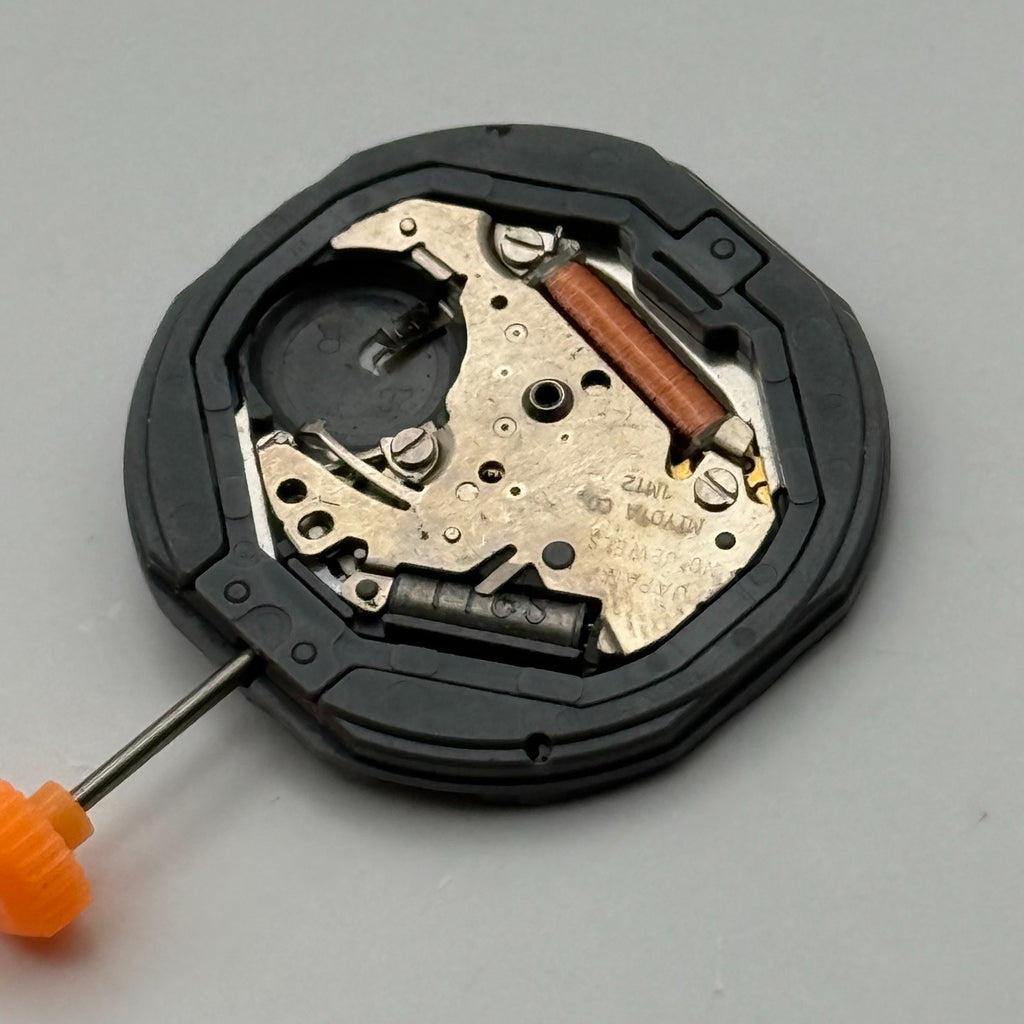 Miyota 1M12 Watch Movement Quartz Japan Untested Parts Repair Spares 22.6mm