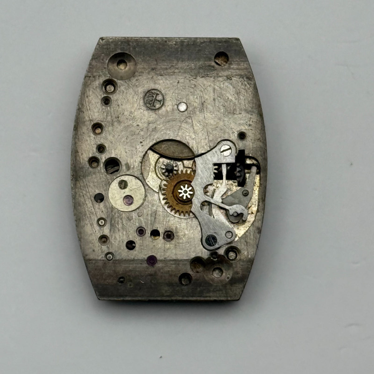 Record 114 Watch Movement Swiss 15 Jewels Manual Wind Parts Repair 20.1mm