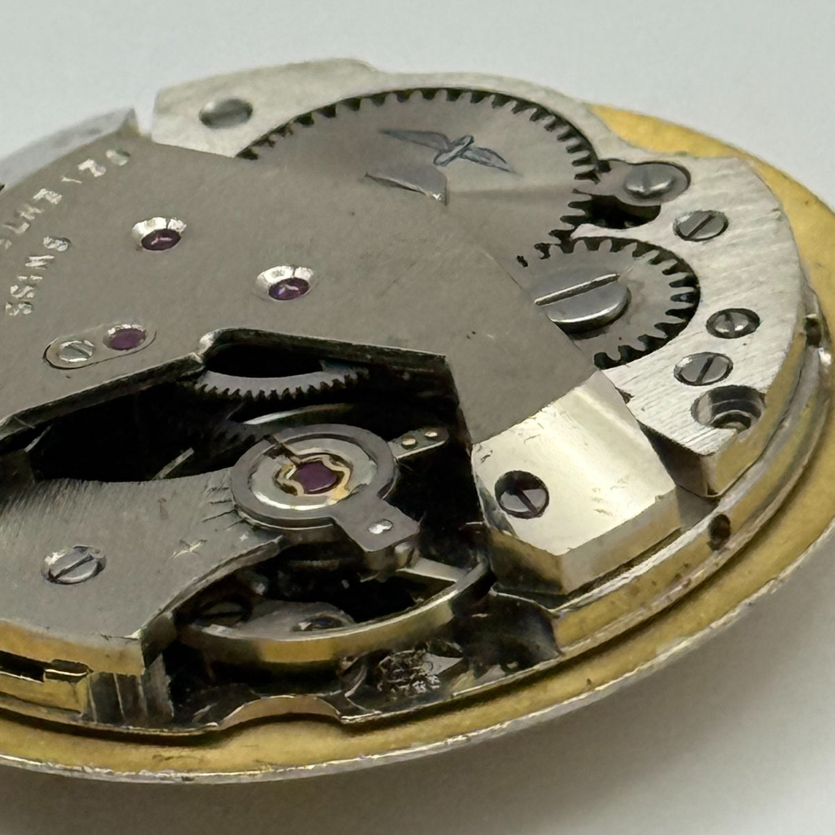 AS 1795 Watch Movement - A. Schild 1795 Rotary - For Parts / Repair - 25.8mm