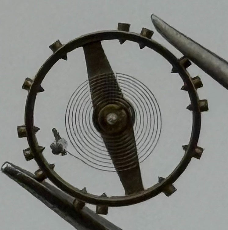 Cupillard 110 Balance Wheel Complete And Spring 5¼’’’ 169 Watch Movements Parts
