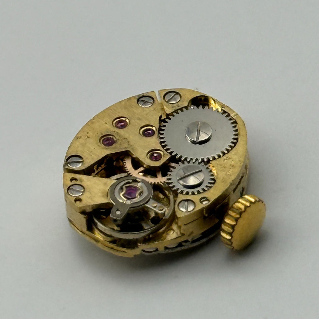 FE 68E4 Watch Movement Avia 17 Jewels Swiss Manual Wind Parts Repair 13.1mm