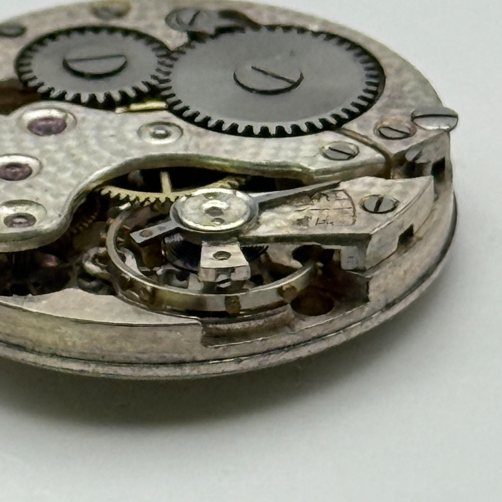 Unidentified Watch Movement Swiss Made Manual Wind Vintage Parts Repair 21.9mm