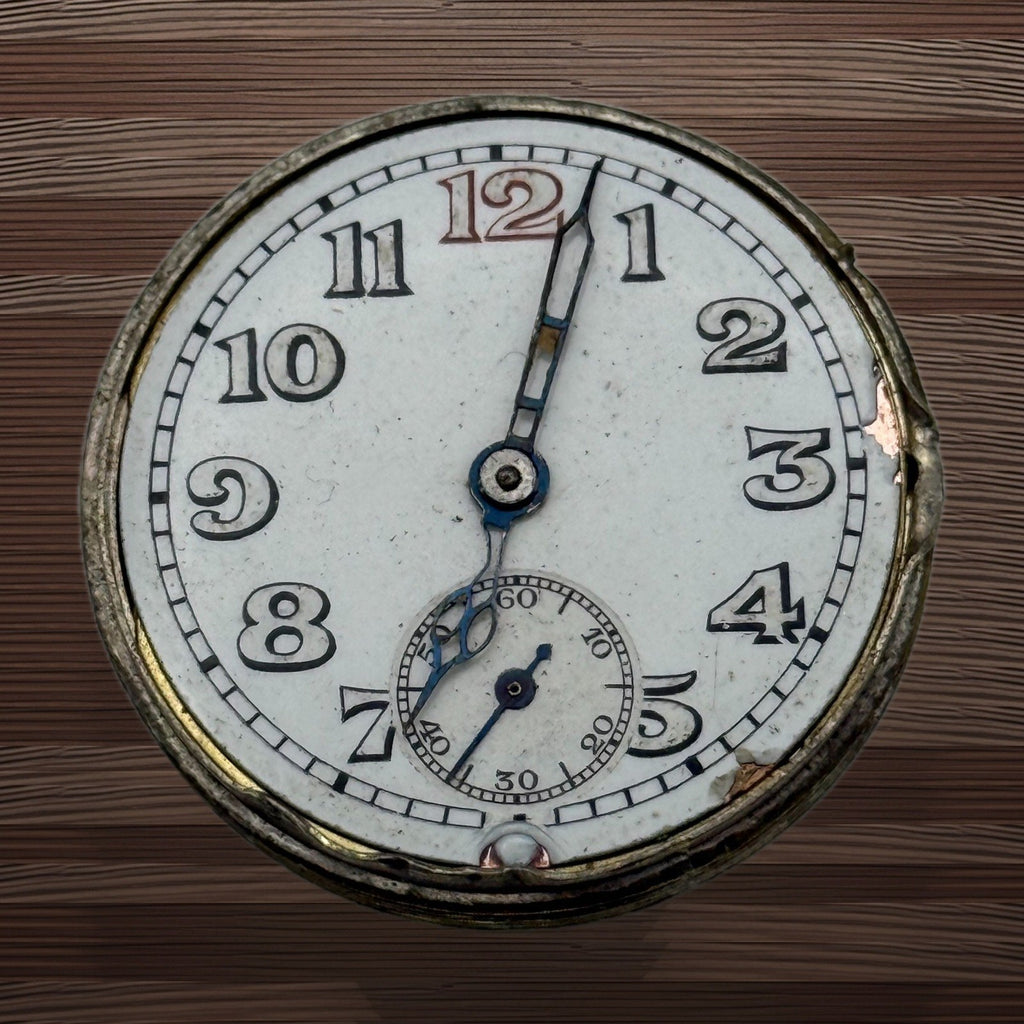 Borgel Trench Watch Movement - 15 Jewels - For Parts / Repair - 31.5mm