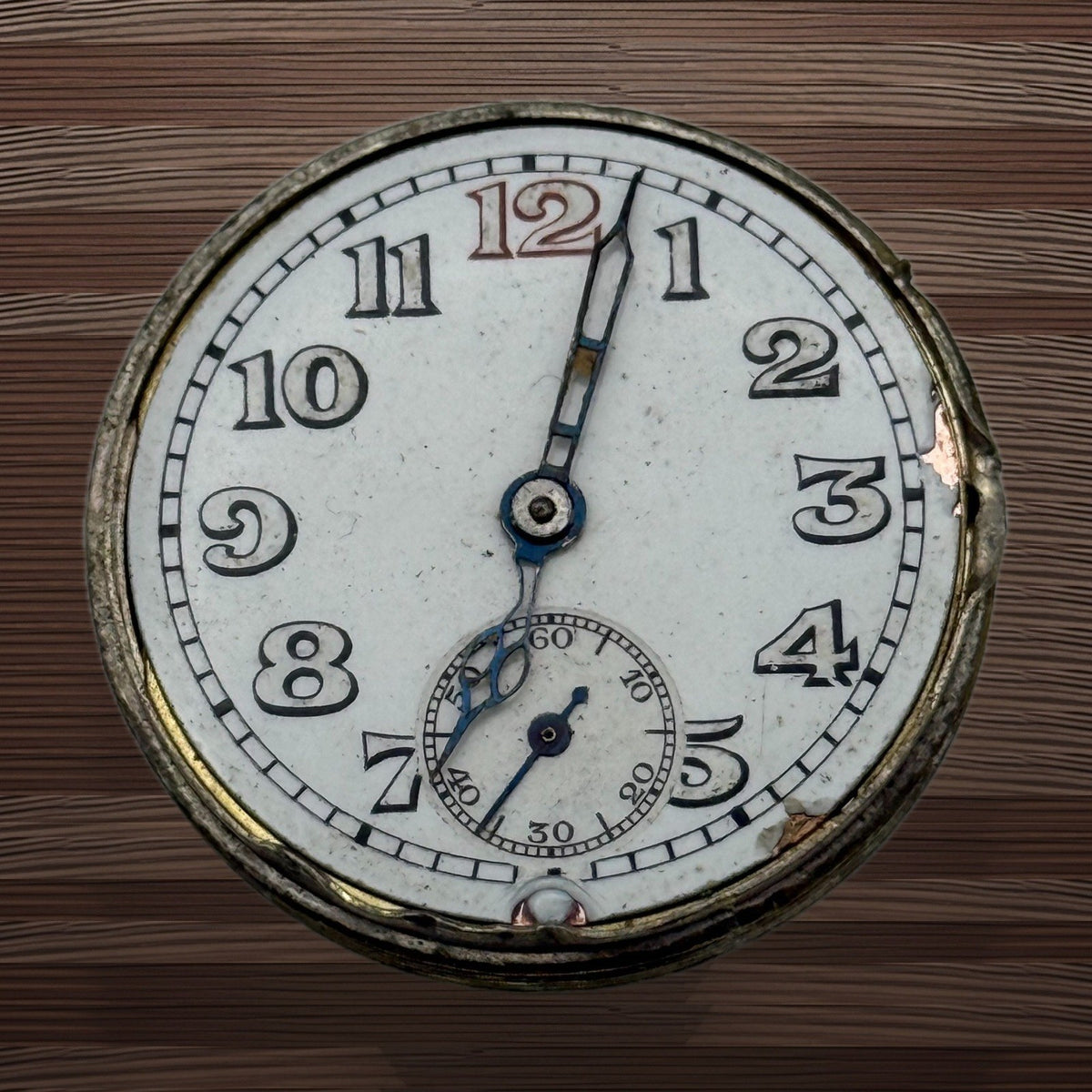 Borgel Trench Watch Movement - 15 Jewels - For Parts / Repair - 31.5mm
