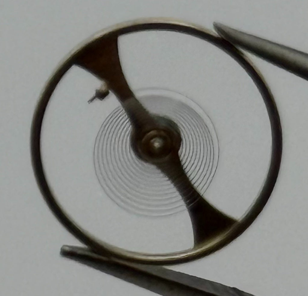 Oris 650 654 Balance Wheel Complete And Spring 11½’’’ 1518 Watch Movement Parts