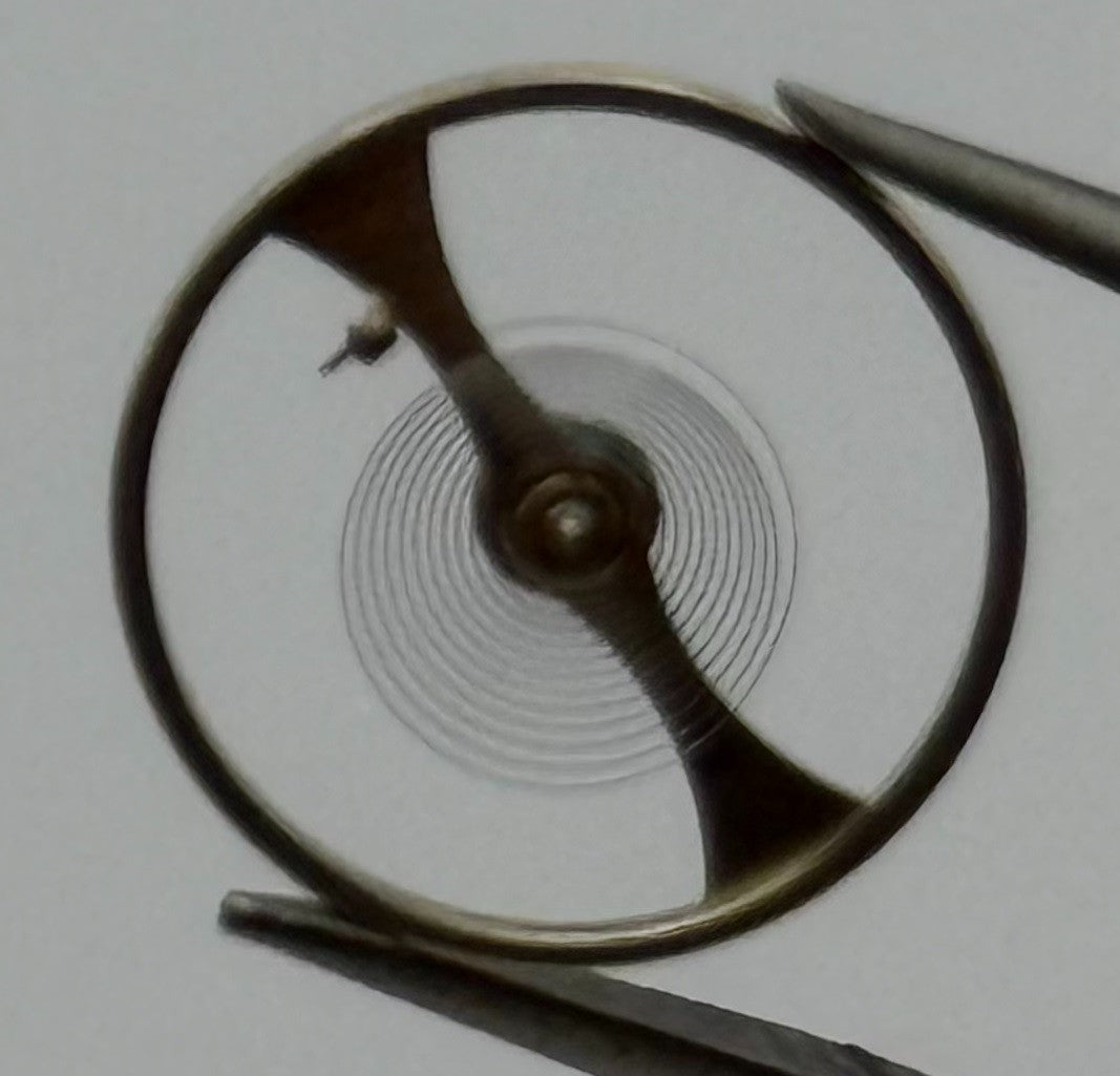 Oris 650 654 Balance Wheel Complete And Spring 11½’’’ 1518 Watch Movement Parts