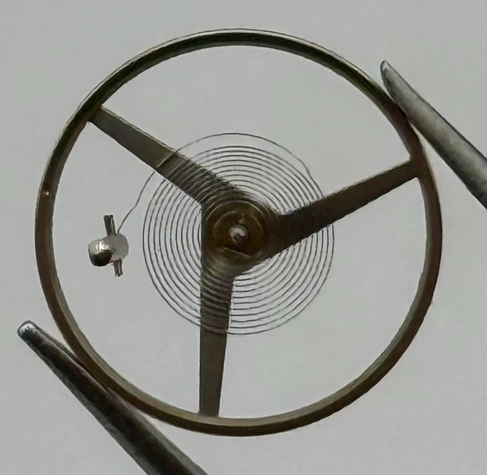 Felsa 4000 4007 Balance Wheel Complete And Spring 11½’’’ 4915 Watch Parts NOS