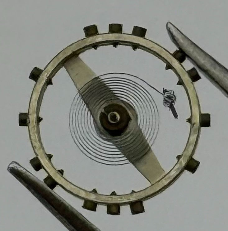 FEF 270 Balance Wheel Complete And Spring 5¼’’’ 173 M Watch Movement Parts NOS