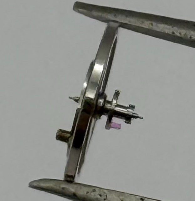 Cattin C. 64 Balance Wheel Complete And Spring Renata 1550 Watch Movement Parts