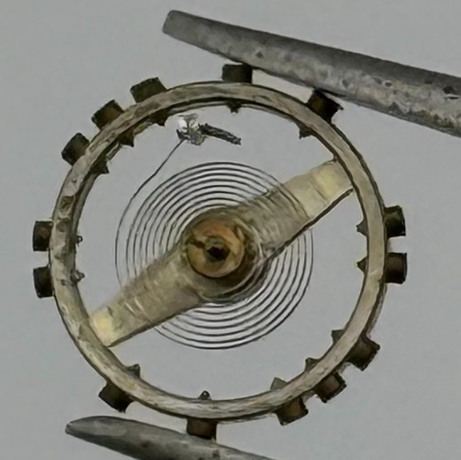 AS 976 1012 Balance Wheel Complete And Spring Renata Watch Movement Parts NOS