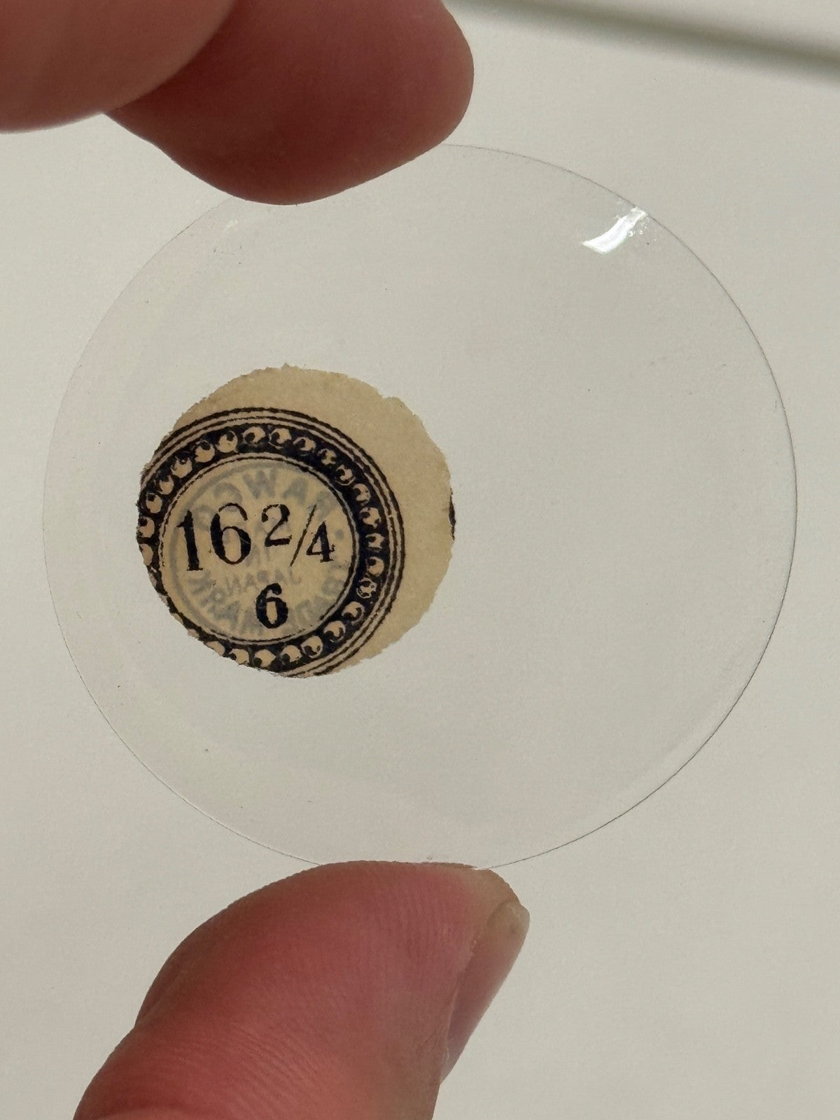 Antique Pocket Watch Glass Crystal - Choose From Available Sizes - Rawco - NOS