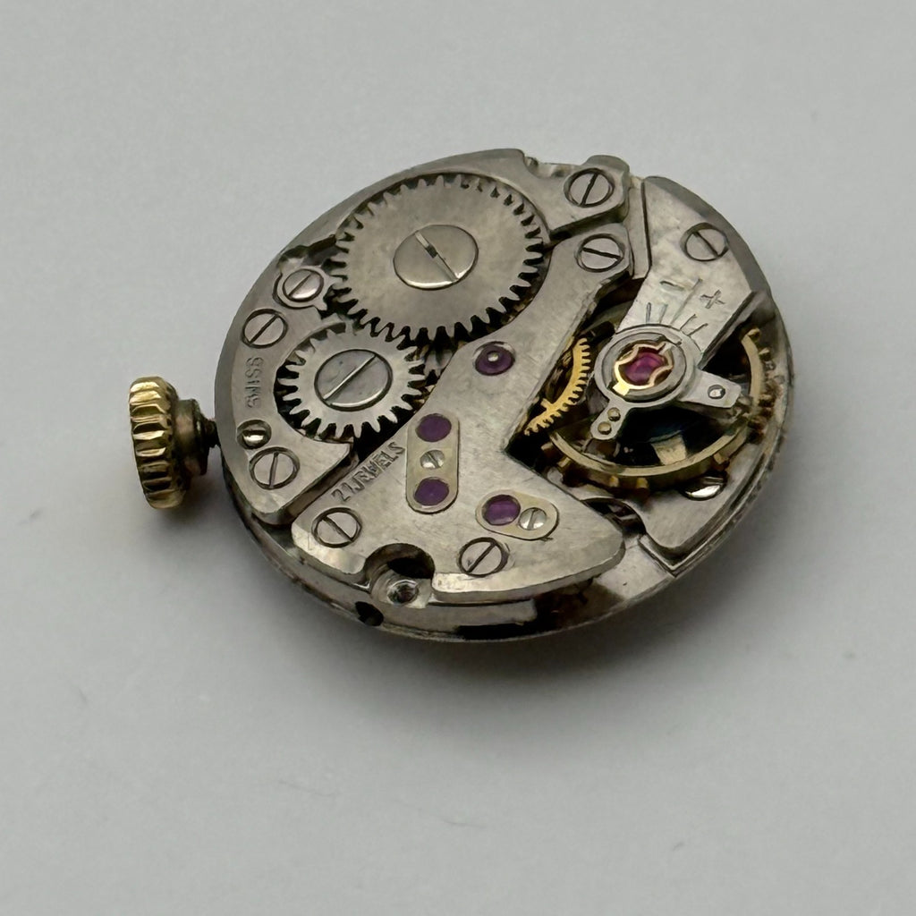 FHF 34 Watch Movement Rotary 21 Jewels Swiss Manual Wind Parts Repair 17.5mm
